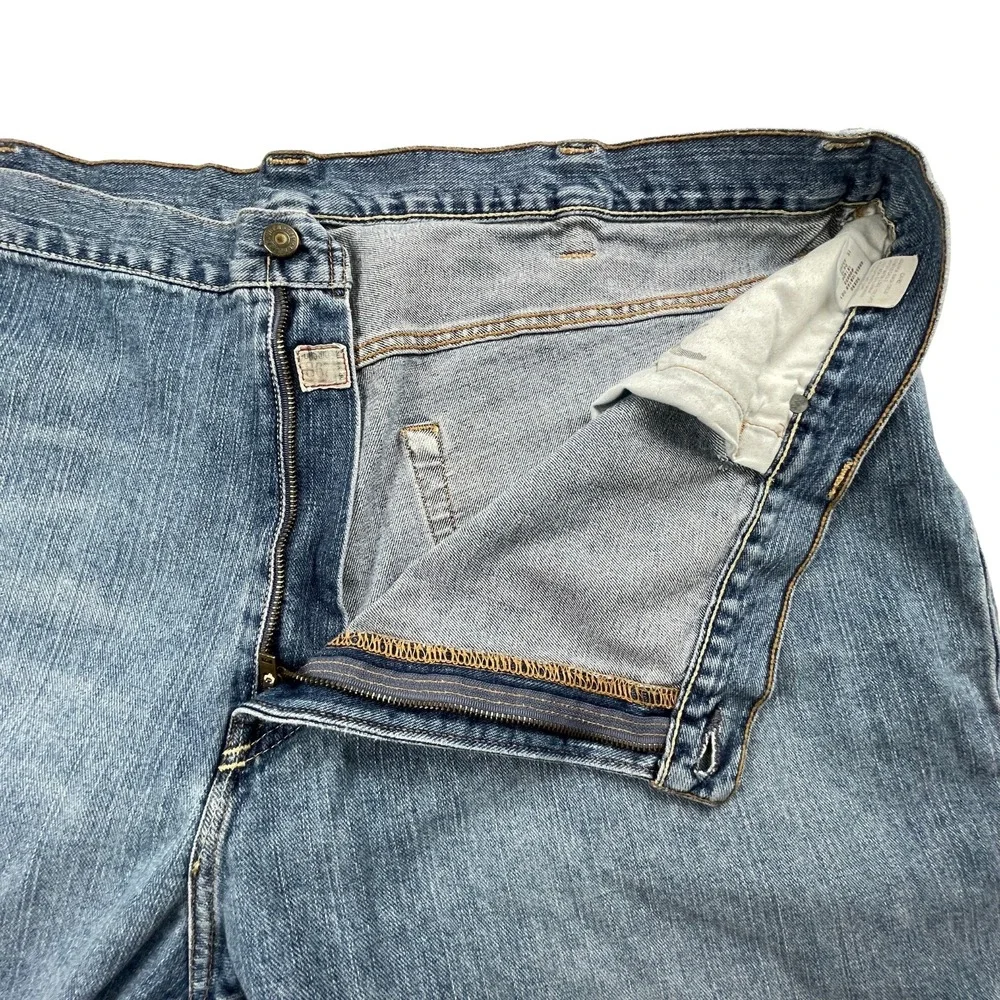 Polo Ralph Lauren 867 Classic Fit Mens 50x30‎ Jeans Medium Wash Denim *Flaw